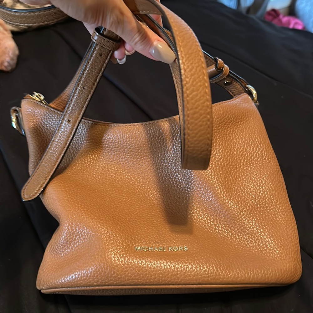 Michael Kors Crossbody Bag Cognac Sienna Leather EUC